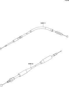 KX500 Тросы управления