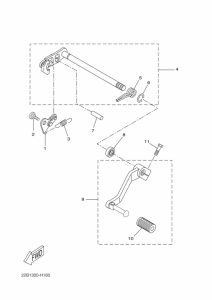 WR125R Shaft shift
