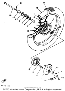 PW80B Переднее колесо