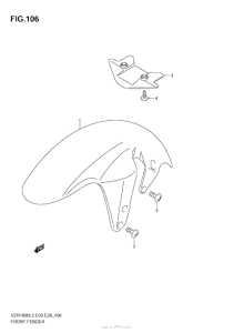 VZR1800 Front Fender (Vzr1800 L2 E03)