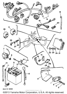XV250 Электрика