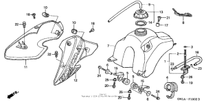 XR80R Fuel tank 01-02
