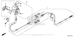 VFR1200F (DCT) Parking Brake Lever