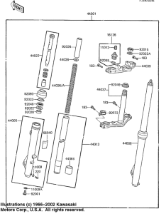  Вилка передней оси