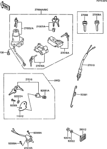 EX305 Замок зажигания