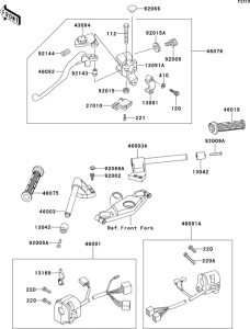 ZX600 Руль