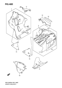 GSX1300R Under cowling