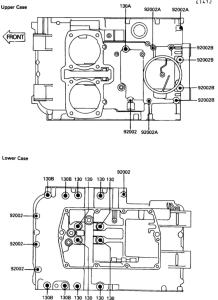 EN450 Болты крепления картера