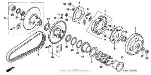 NSS250 (ABS) Вариатор