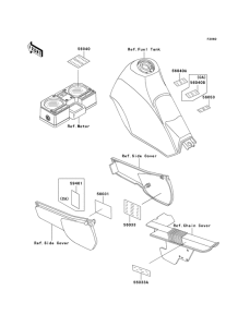 KL250 Наклейки