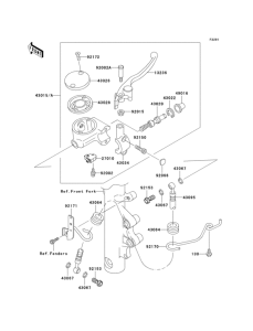 VN800 Главный тормозной цилиндр