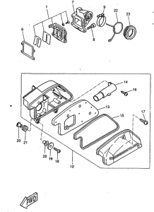 CW50RS Впускная система