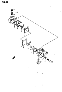 RMX50 Задний суппорт