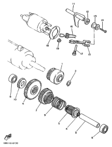 XV1000SE Муфта стартера