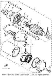 FZ600SC Стартер