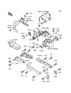 ZL400 Короб для АКБ