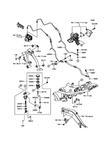 EX650 Задний торм цилиндр