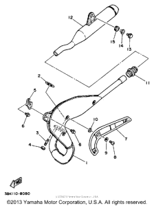 DT50LC Выхлопная система