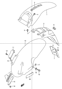 TR50 Заднее крыло