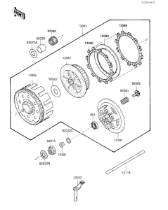 KX500 Бендикс