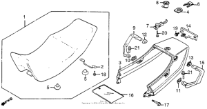VF1000F Seat + rear cowl