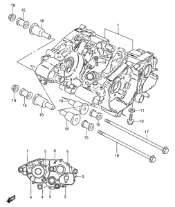 RG50 Картер двигателя