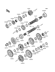 ZX1000 Трансмиссия