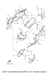 FZ07FR Боковые обтекатели