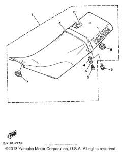 TW200BC Сиденье