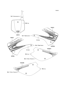 KX100 Decals(green)(d8f)