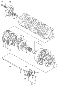 GSX600 Бендикс