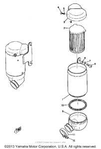 YAS1C Воздушный фильтр