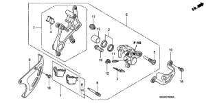  Задний суппорт
