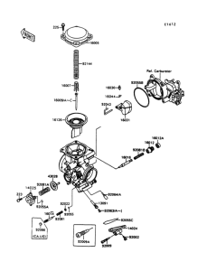VN1500 Carburetor parts(1 / 2)