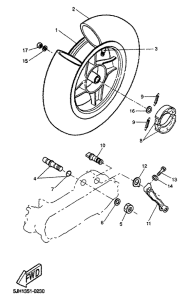 EW50 Переднее колесо