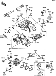 KR250 Crankcase(1 / 2)