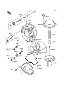 ZR400 Карбюратор в разборе
