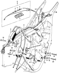 CL175 Wire harness + ignition coil