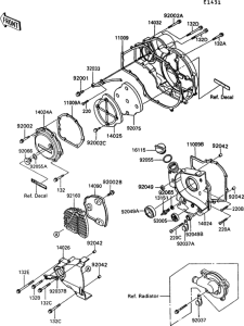 ZX900 Engine cover(1 / 2)