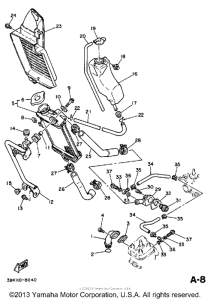 DT50U Radiator - hose