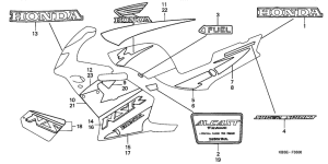 NSR125R Label read the manual