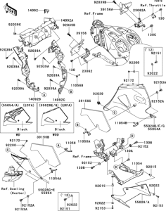 ZX1400 Cowling lowers(1 / 2)