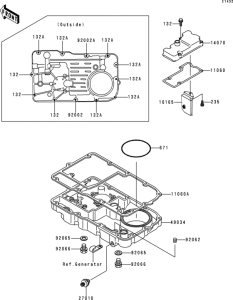ZG1200 Поддон картера