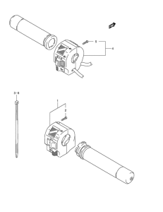 VZ800 Рулевой переключатель