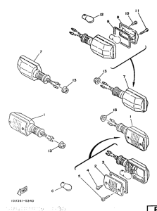 RD125LC Поворотники