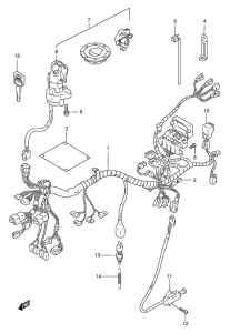GSF1200S (ABS) Жгут проводов