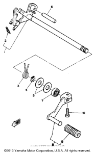 BW200EU Вал переключения