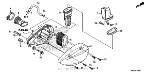 VT750C2B Воздушный фильтр