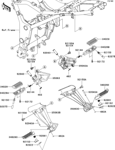 EX250 Подножки