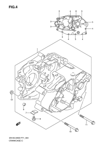 EN125 Картер двигателя